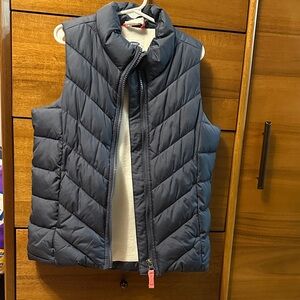Old Navy Frost Free Vest with Coral Accent